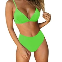 Ženski Bandeau Podstavljeni Sklekovi Kupaćih Kostima Kupaći Kostimi Na Plaži Bikini Set Kupaćih Kostima