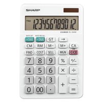 Oštri kalkulatori EL-334W EL-334W veliki desktop kalkulator, 12-znamenkasti LCD