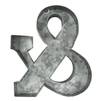 Better Homes & Gardens Stolni Rustikalni Ampersand Metalni Znak, 6 7