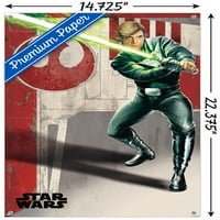 Star Wars: Povratak zidnog postera Jedi - Luke sa pućimpinima, 14.725 22.375