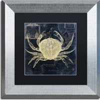 Zaštitni znak Likovna umjetnost Maritime Blues III Umjetnost platna u boji Pekara, crna mat, srebrni okvir
