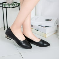 Vodene cipele za žene Žene Ležerne prilike ravnog okruglog prstiju Proljetne sportone Jedne cipele Trkene cipele Crne 6,50