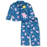 Peppa Pig Little Boys ' Toddler 2-pižama-teal multi, 3T