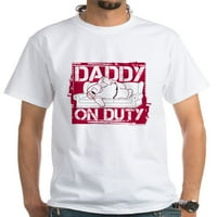 CafePress-porodični momak tata na dužnosti Bijela majica - muške klasične majice
