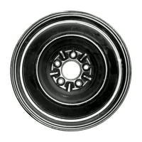 Obnovljeni OEM Čelični točak, Crni, odgovara 2007-Chrysler Sebring Sedan
