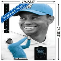 Tiger Woods - Saznajte iz nje 14 22 uokvireni poster