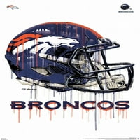 Denver Broncos-Kap Po Kap Šlem Zidni Poster, 22.375 34
