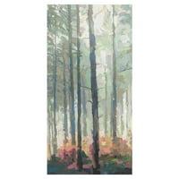 Remek Umjetnička Galerija Woodland Journey Panel I Visoka Šumska Stabla By Studio Arts Canvas Art Print