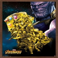 Marvel Cinematic univerzum - Osvetnici - Infinity rat - zidni poster fist, 14.725 22.375