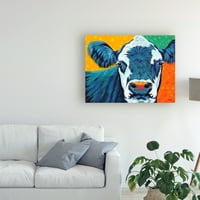 Zaštitni znak likovne umjetnosti 'šarene krave zemlje I' Canvas art od Carolee Vitalitti