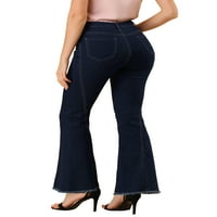 Jedinstvene povoljne ženske pantalone sa visokim strukom za rastezanje zvona