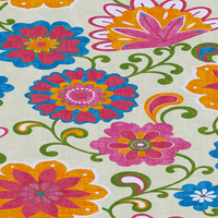 Valovite nadahnju 45 pamučna cvjetna šivaća i zanatska tkanina od dvorišta, višebojna