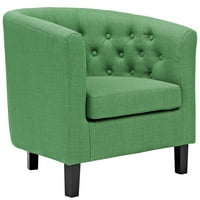 Modway prospekt tapacirana fotelja tkanine postavljena u zelenoj boji