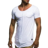 SDJMa Muška Hipster Hip Hop sve više grafički Longline T-Shirt modni ličnost muške Casual tanka košulja