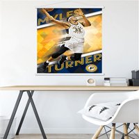 Indiana Pacers - Myles Turner zidni poster sa magnetnim okvirom, 22.375 34