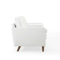 Modway valor performanse baršun kauč u bijelom