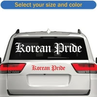 Korean pride naljepnica naljepnica Die Rez - samoljepljivi vinil - Vremenska zaštitna - izrađena u SAD