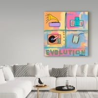 Zaštitni znak likovne umjetnosti 'Evolution stereo' platno umjetnost Brian Nash