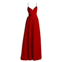 Manxivoo ličnost jednobojna haljina jednostavan i izuzetan dizajn pogodan za sve prilike ženske haljine ženske Casual haljine crvena