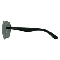 Piranha naočale Vorte Crna aviator sunčane naočale za muškarce sa dimnim objektivom