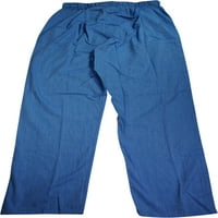Hanes muški pletene tkane mješavine za odrasle muški salon Pajama pant za spavanje Blue S