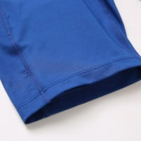 Ponoćne plave žene Kompresijske kratke hlače za utezanje Sportske tajice Brzo suho atletika Skinny Yoga