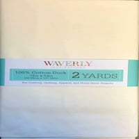 Waverly inspiracije pamuk patka 54 širina YDS jednobojna bijela boja unaprijed izrezana tkanina za