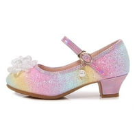 Dječje papuče Dječje djevojke Ljeto mekani ravni komfor na prapppy princess luk sandale djevojke ljetne cipele ružičaste 2