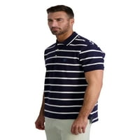 Momci za muškarce klasični Fit prugasti pamučni dres Polo majica, veličine XS-4XB