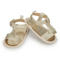 Dječje sandale Djevojke Otvori cipele PAILLETTE TASSELS cipele prve šetnje cipele Summer Toddler Ravne sandale