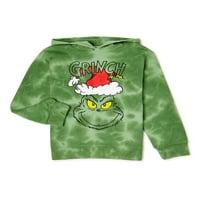 Grinch Boys božićni grafički pulover dukserica, veličine 4-18