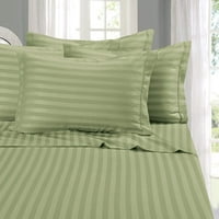 Elegantni komforni nit broji posteljine od mikrovlakana za krevet za krevet, zeleno