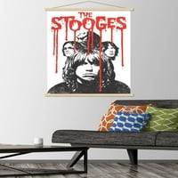 Stooges - Zidni poster za krvarenje sa drvenim magnetskim okvirom, 22.375 34