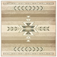 Ujedinjeni Tkači Amerike tradicionalni tepisi jugozapadnog područja, Svijetlosmeđi