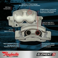 Raybestos Element Novi pozlaćeni čeljusti, stražnji desni za za odabir Lexus i Toyota vozila, FRC12555N