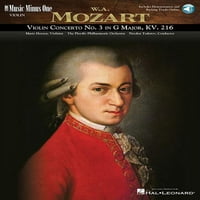 Mozart - Koncert za violinu br. G najviše, KV216: Muzika minus jedna violina