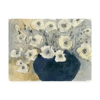 Zaštitni znak Fine Art 'White Cvijet studija I' Platnena umjetnost Samuel Dixon