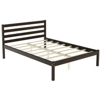 Gyma Full Wood Platform Bed Frame Uzglavlje Letvica Podrška Madrac Foundation