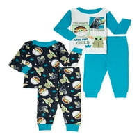 Star Wars Baby i Toddler Boys 'Pamuk Pajama Set, 4-komad