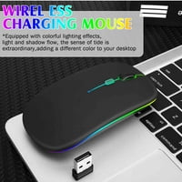 2.4 GHz i Bluetooth miš, punjivi bežični miš za se Bluetooth bežični miš za Laptop Mac računarski Tablet