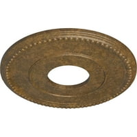 Ekena Millwork 1 2 od 7 8 ID 3 4 P Bradford strop medaljon, ručno oslikano trljanje bronza