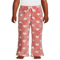 Wonder Nation Girls Plish Print Pidžama hlače, veličine 4- & plus