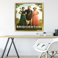 Netfli Bridgerton: Sezona - Trio Jedan zidni poster, 22.375 34 uokviren