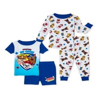 Paw Patrol pamučna pidžama za bebe i male dječake, 4 komada, veličine 12M-5T
