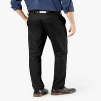 Dockers muške velike i visoke moderne sužene krojene prepoznatljive kaki Lu pamučne rastezljive hlače