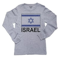 Izraelska zastava - Specijalna majica s dugim rukavima od vintage izdanka