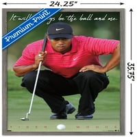 Tiger Woods - lopta i ja 24.25 35,75 Uokvireni poster