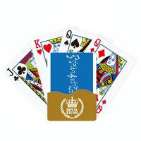 Jumpg 5-Le Staff Blue Art Deco Fashion Royal Flush Poker igra sa kartama
