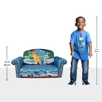 Marshmallow Namještaj 2-in- Flip kauč krevet Dječji kauč za pjenu, lav stražar