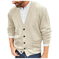 Modna ulična odjeća Muška jakna kaputi muški modni slobodno vrijeme od pune vune pletene pločice za pletenje